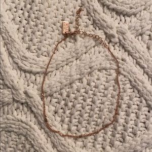 rose gold choker!!